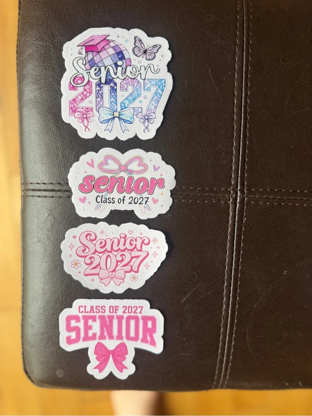 Senior 2027 Pink Sticker Pack - Class of 2027